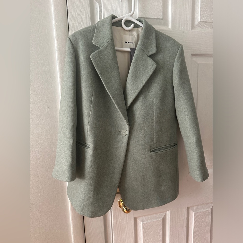 (NWT) Sandro wool oversized jacket - Picture 2 of 3